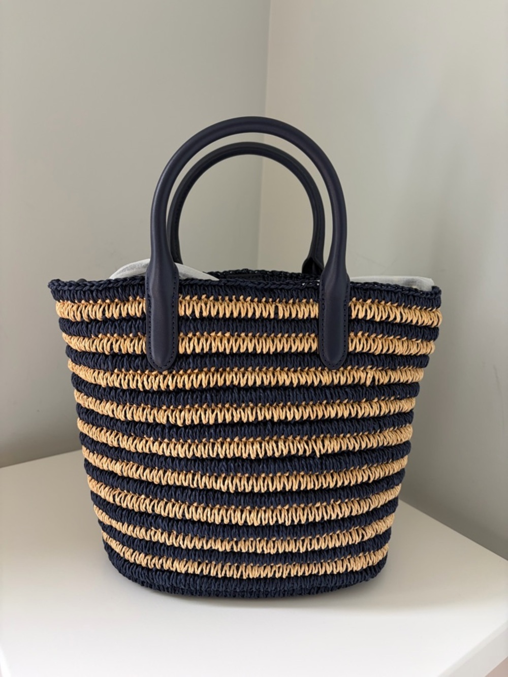 Ralph Lauren Brie Medium Striped Tote Bag - Picture 2 of 11